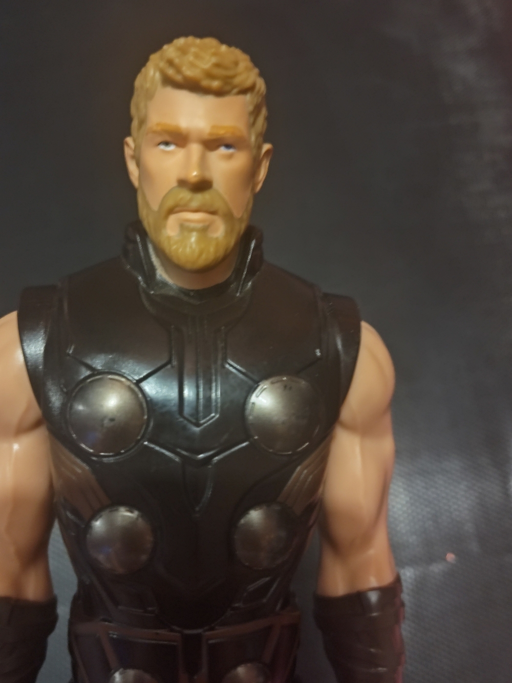 Black and Tan Superhero Action Figure - Kids Playset